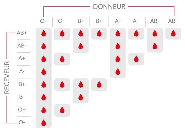 groupe sanguins don de sang